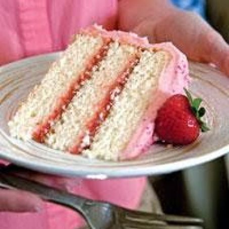 Strawberry Birthday Cake