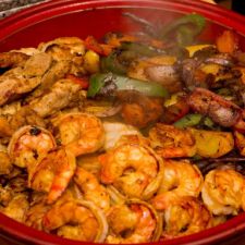 Shrimp and Chicken Fajitas