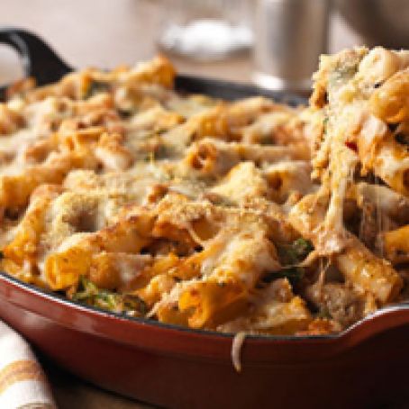 Pesto Baked Ziti