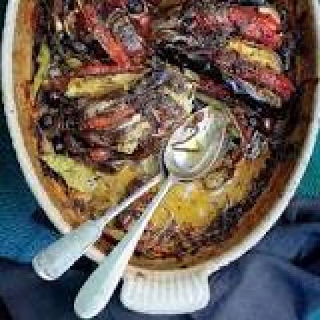 Provençal Eggplant-Tomato Gratin