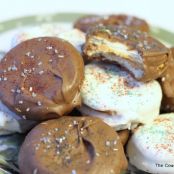 Chocolate Peanut Butter Cracker Cookies