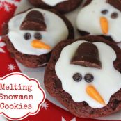 Melted Snowmen Cookies