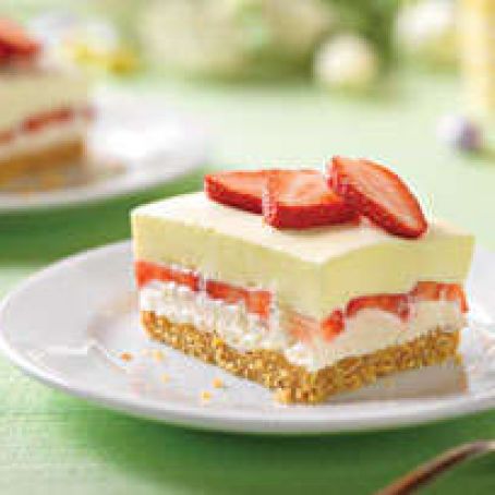 Creamy Layered Lemon Squares