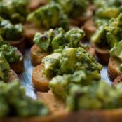 Avocado Chimichurri Bruschetta