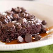 brownie - chocolate caramel coconut flour brownie