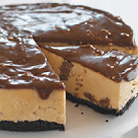 No-Bake Peanut Butter-TOBLERONE Cheesecake