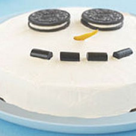 Cookies & Cream Snowman Dessert