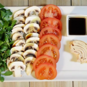 Mushroom Corn Salad with Isabel Tuna