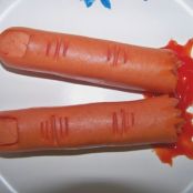 Bloody Finger Hotdogs