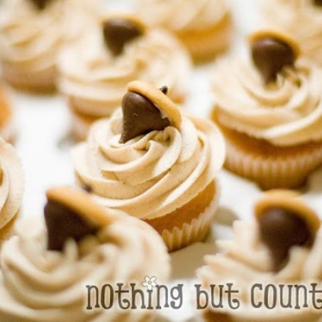 Fall Pumpkin Pie Spiced Buttercream Cupcakes
