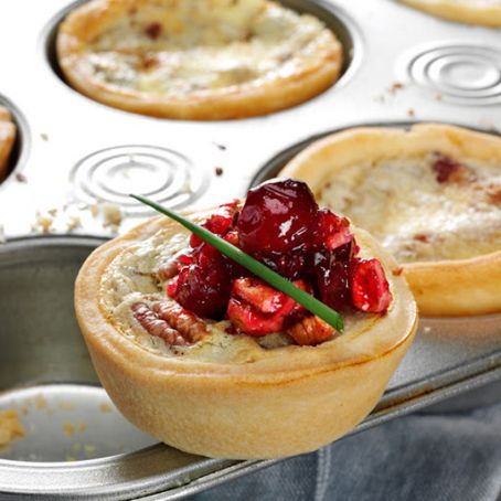 Goat Cheese Pecan Tartlets