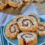 S'more Rice Krispies Treat Pinwheel