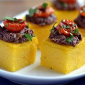 Polenta Olive Tapenade Bites