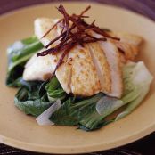 Fillet of Sole with Crispy Ginger and Baby Bok Choy