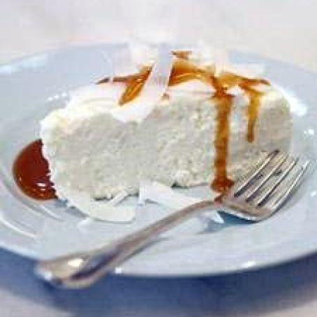 Coconut Pudding with Caramel Sauce