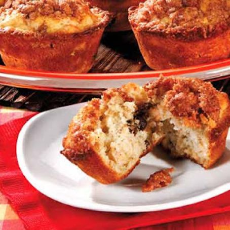 Cinnamon-Topped Oatmeal Muffins