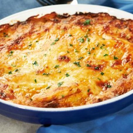 Stuffed Shells with Pumpkin-Bacon Sauce