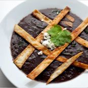 BLACK BEAN SOUP w/SPINACH