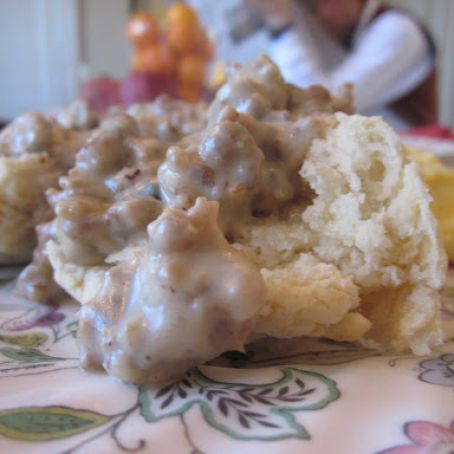 Old-Fashioned Sausage Gravy and Biscuits | Clare Fare