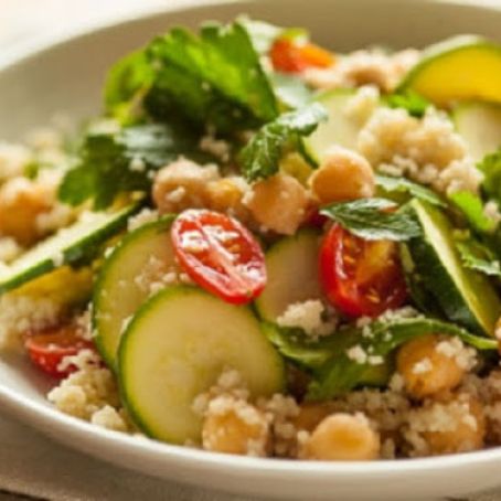 Couscous Salad with Zucchini and Parsley
