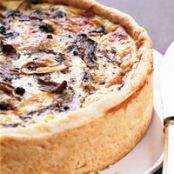 Over-the-Top Mushroom Quiche