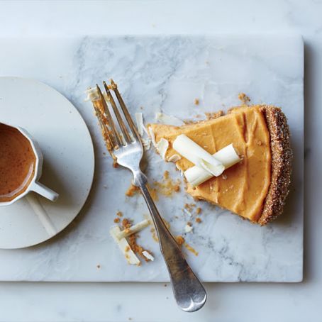Pumpkin & White Chocolate Mousse Pie