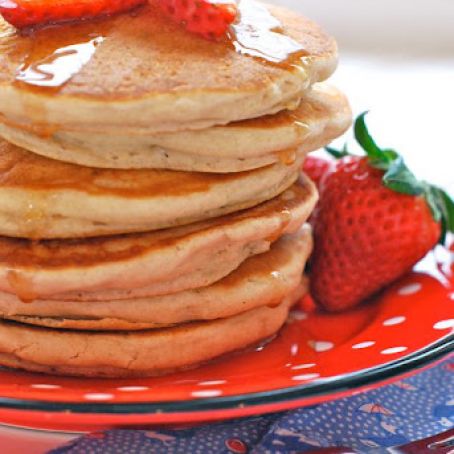 Spelt and Vanilla Vegan Pancakes