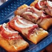 Mozzarella & Pesto Crescent Tarts