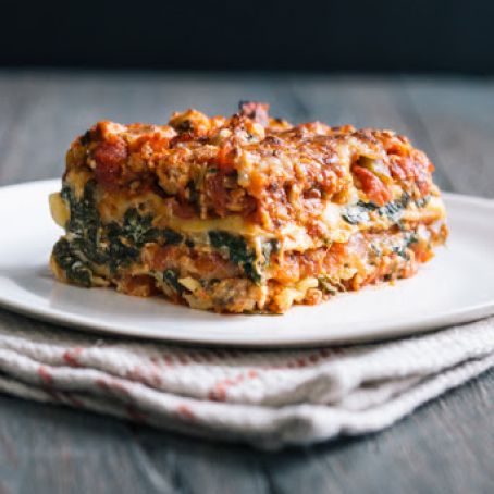 Spinach Turkey Lasagna