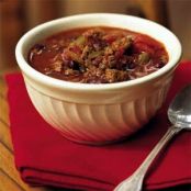 Venison Sausage and Three-bean Chili