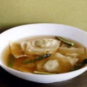 ASPARAGUS RAVIOLI IN PARMESAN BROTH