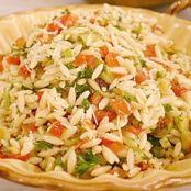Cold Orzo Salad with Roasted Vegetables