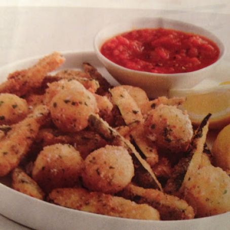 Fried Zucchini and Mozzarella