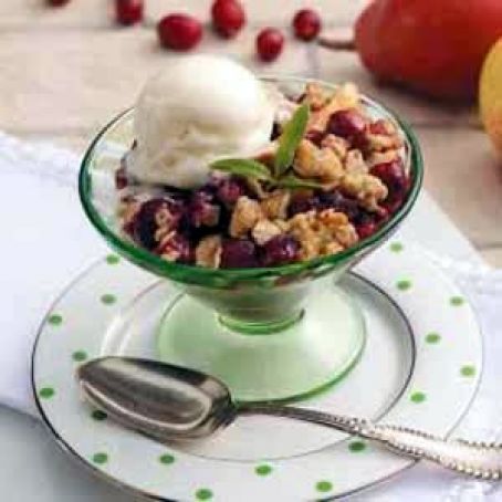 Cranberry Pear Crisp