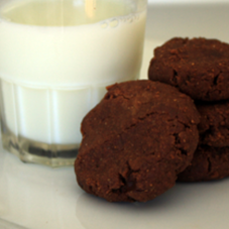 Baked:  Cookies:  (Paleo) Chocolate Almond Butter Cookies