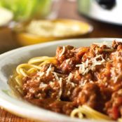 Slow Cooker Spaghetti Bolognese