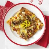Kid Tested Cheeseburger Pizza