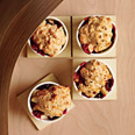 Pear-Cranberry Cobblers