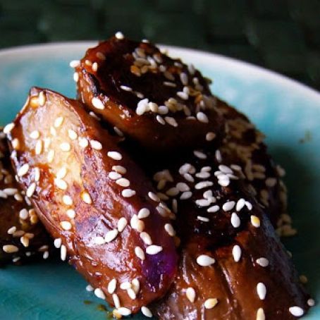 Miso Sake Eggplant