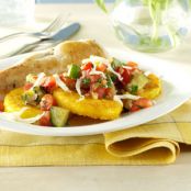 Veggie-Topped Polenta Slices Recipe | Taste of Home Recipes