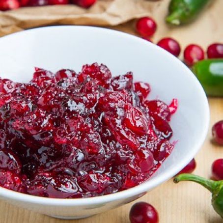 Tequilla and Lime Jalapeno Cranberry Sauce