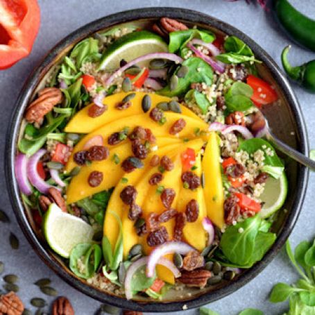 Mango, Chili, and Lime Quinoa Salad