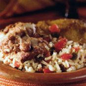 Arroz con Pollo y Frijoles