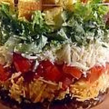 Shredded Tex-Mex Salad with Creamy Lime Dressing