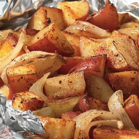 Oven Roasted Barbecue Potatoes