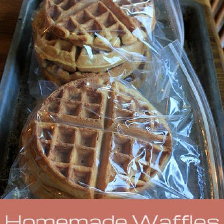 Homemade Freezer-Friendly Waffles