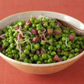 Peas with Shallots and Pancetta
