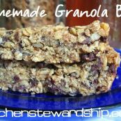Healthy Granola Bar Recipe