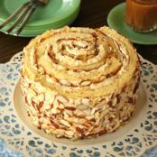 Butterscotch Cream Roll Up Cake