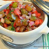 Grape Mint Tomato Salad